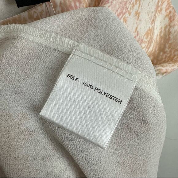 NWT Rachel Zoe Adjustable Snakeskin Print Pink Double Layered Cami Size XL - Picture 9 of 9